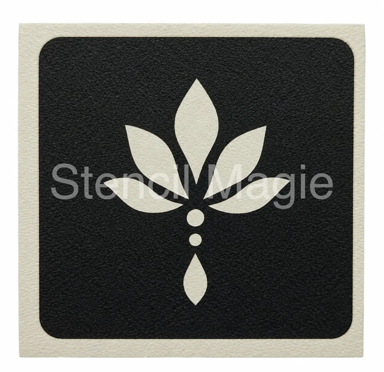 Glittertattoo stencil bloementribal lotus
