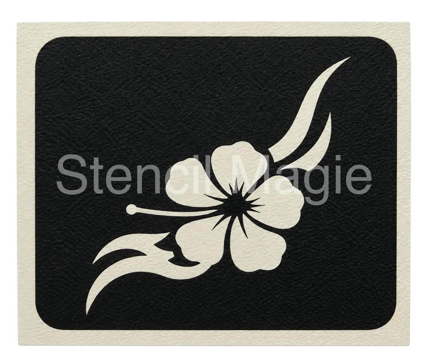 glittertattoo stencil bloementribal lelie