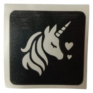 Unicorn Hoofd met Harten