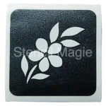 glittertattoo stencil bloementribal